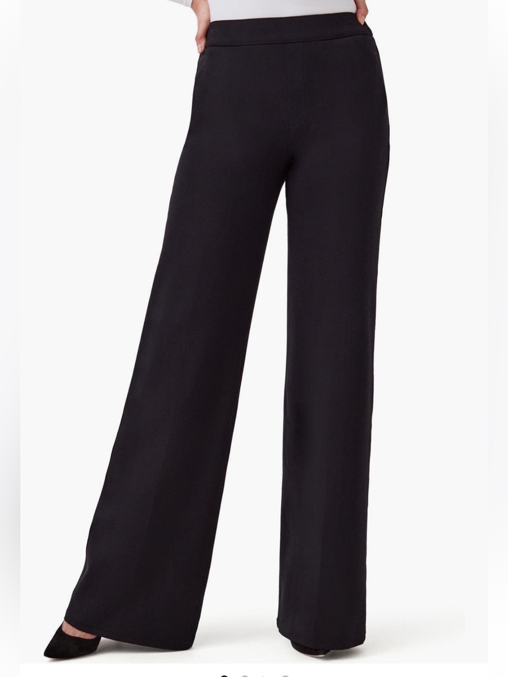 Spanx supersmooth perfect fit ponte wide leg pants
